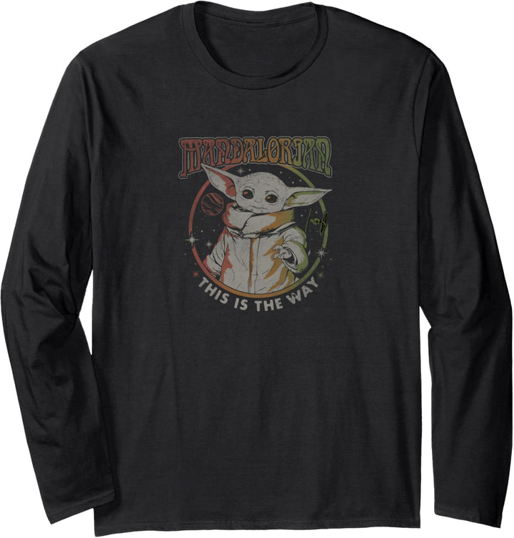 Star Wars: The Mandalorian Grogu This Is The Way Bloom Langarmshirt