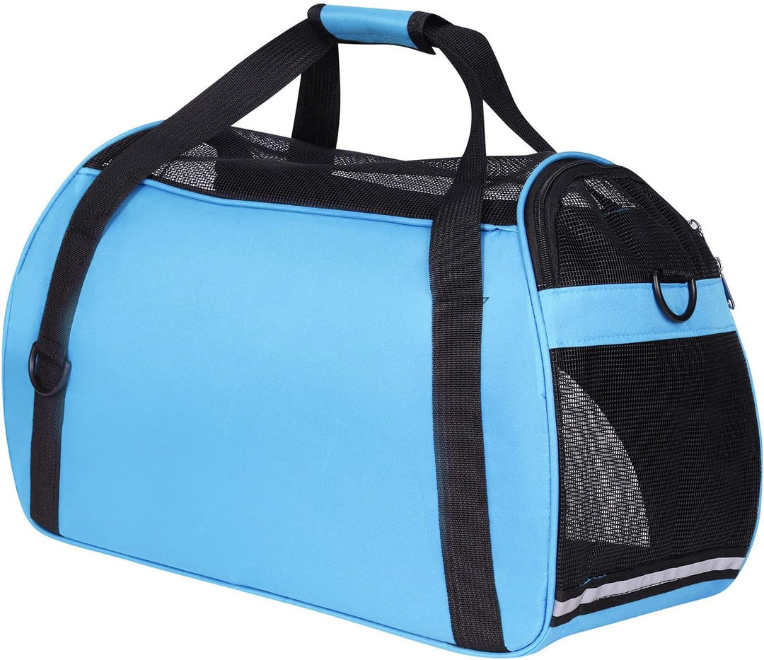 Hundetasche Netzgewebe Atmungsaktiv Katzentransportbox Faltbar Hundetragetasche Waschbar Matte Klein