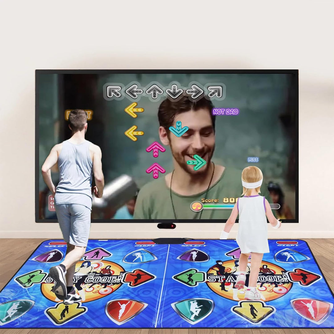 Tanzmatte, rutschfeste kabellose Tanzmatte für Kinder und Erwachsene, Tanzspiel für TV, Tanzspielmat