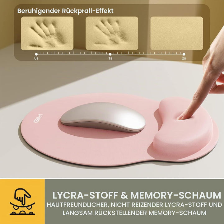 Mousepad mit Handauflage ergonomisches mauspad mit handauflage Gel handgelenkauflage gelkissen handb