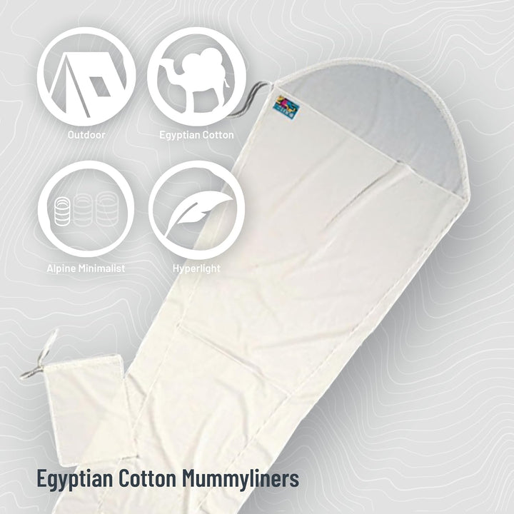 Cocoon Ägyptische Baumwolle MummyLiner Tuareg natur Standardverpackung, natur Standardverpackung