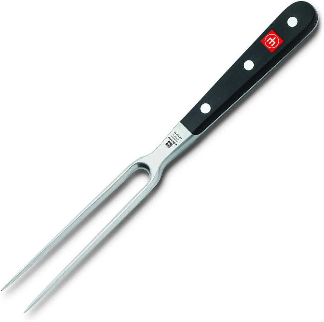 Wüsthof Dreizack 150.110 Edelstahl Fleischgabel, Kunststoff Griffs, 16cm Klingenlänge, 27.90cm Länge