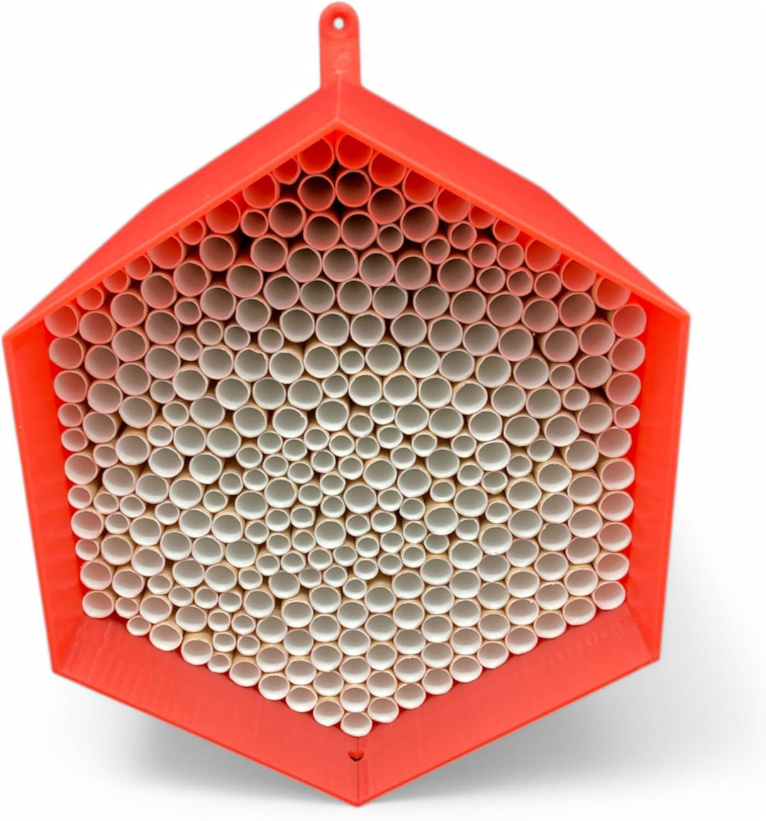 Wildbienen-Nisthilfe – absolut haltbar &amp; wetterfest. Insektenhotel mit 300 Nisthülsen. Hochwertiges
