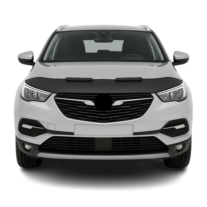 Haubenbra Bonnet Bra Steinschlagschutzmaske kompatibel mit Opel Grandland X 2017-2023 1x Halb Motorh