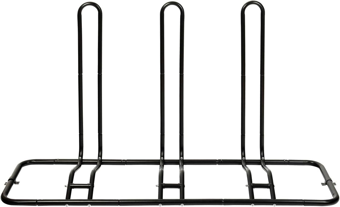 Schramm® Fahrradständer erweiterbar in schwarz Bodenständer freistehend Radständer Standparker Fahrr