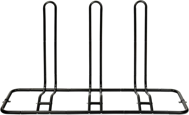 Schramm® Fahrradständer erweiterbar in schwarz Bodenständer freistehend Radständer Standparker Fahrr