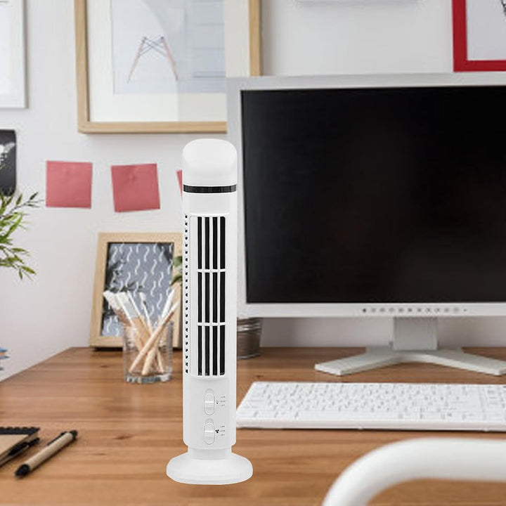 Flügelloser Turmventilator, Vertikaler Elektrischer Ventilator mit USB-Stromversorgung für Zuhause,