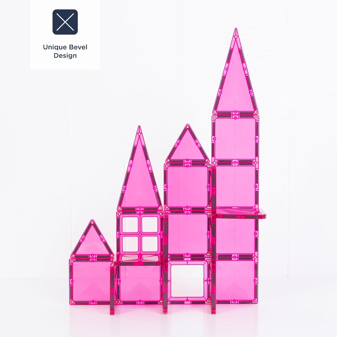 CONNETIX Magnetische Fliesen Charity Edition Pink Pack, 20 Stück