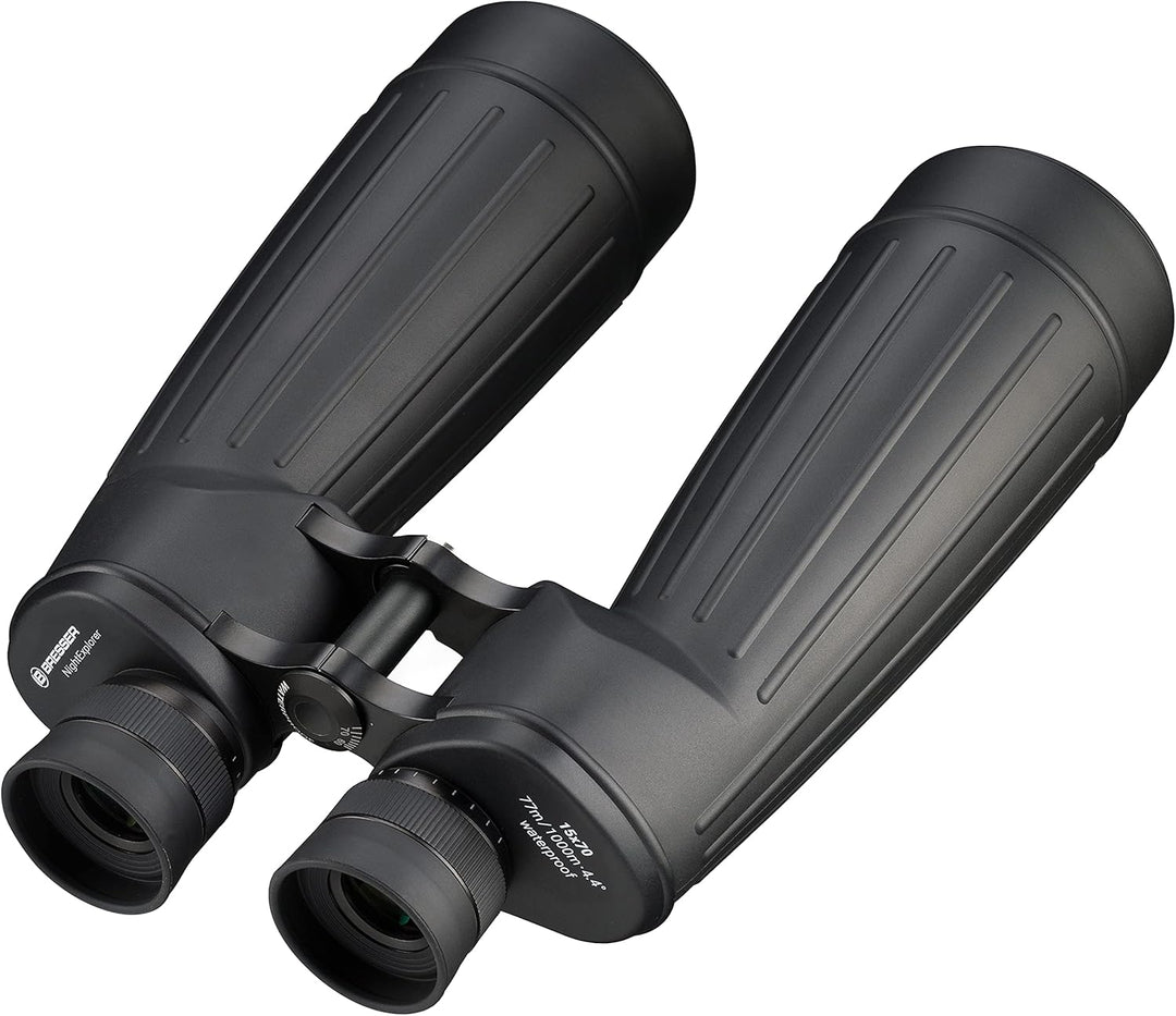 Bresser Fernglas NightExplorer 15x70 Astronomie-Fernglas mit 15-facher Vergrösserung, wasserdicht un