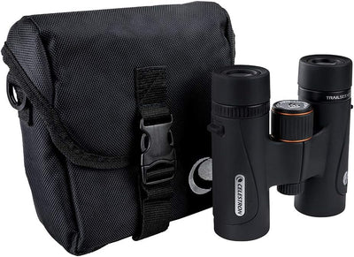 Celestron 71401 TrailSeeker ED 8 x 32 Dachprismen-Fernglas, Vollbreitband-Mehrschichtlinse, BaK-4 Pr