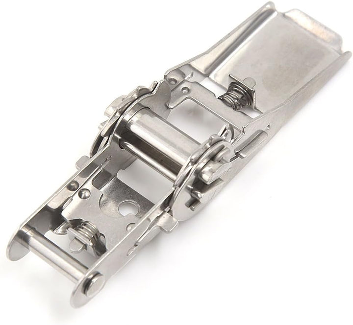 sourcing map 1x Spannratsche Edelstahl Ratsche Schnalle für 25mm Breite Ladungssicherung Gurt de