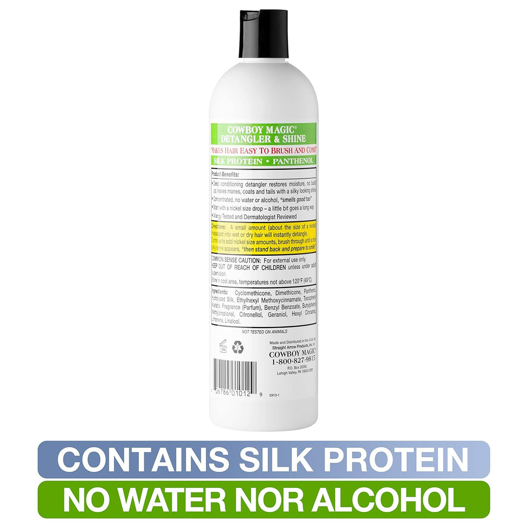 Cowboy Magic Cowboy Magie Detangler und Shine - 16 oz - Clear, Unisex, CBM0007