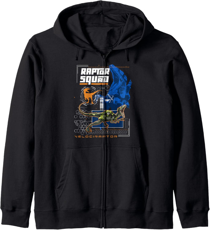 Jurassic World Raptor Squad Velociraptor Gitter Kapuzenjacke
