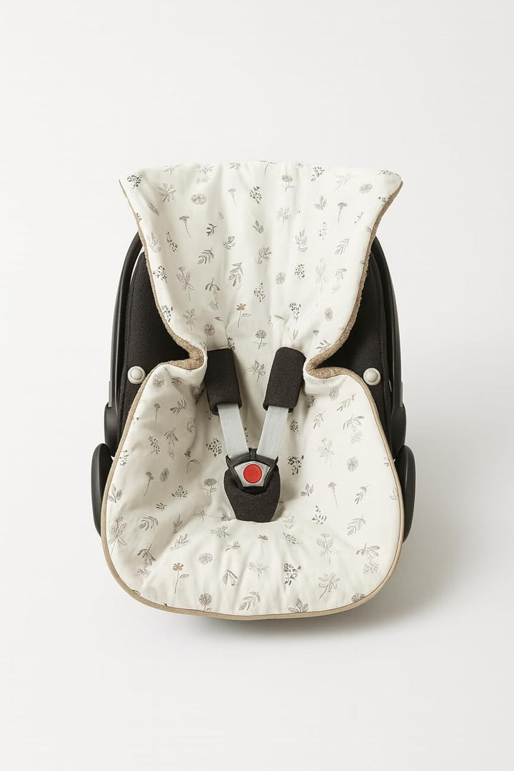 Fusssack für Babyschale Ganzjährig Frühling Herbst Babyfusssack warm Boucle, Übergang Einschlagdecke