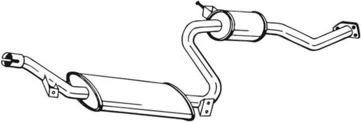 Bosal 283-603 - Mittelschalldämpfer