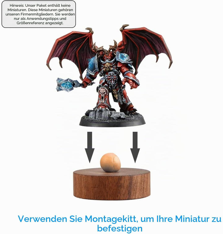 Jucoci Malgriff für Miniautres Farbgriff Kompatibel mit Warhammer DND Massstab Modell Fantasy Figure