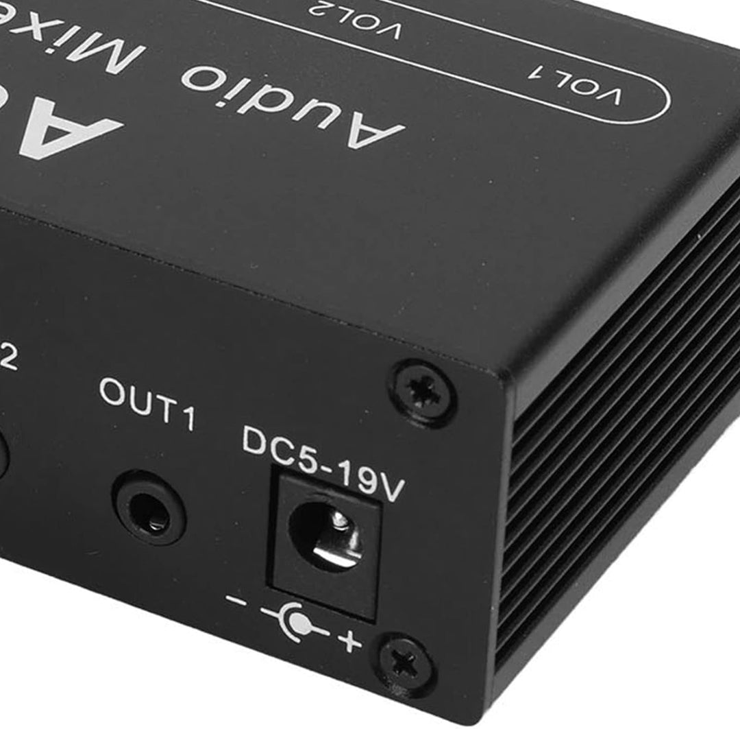 Kleiner Mini-Stereo-Audio-Vorverstärker, 2 Eingänge und 4 Ausgänge, 3,5 Mm, Einzeln Gesteuert, Kopfh