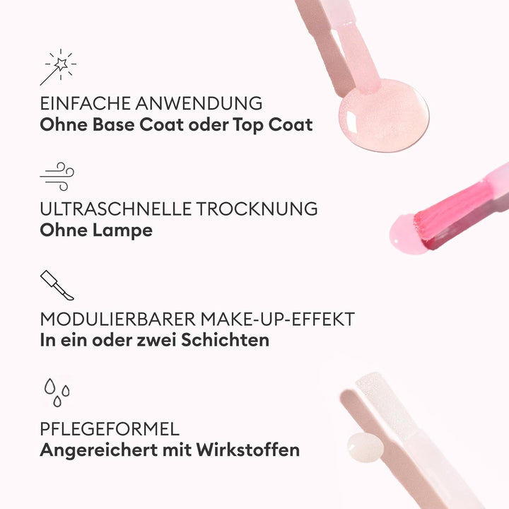 Manucurist Active Icons Trio Nagellack Set – Active Glow Raspberry, Active Bright, Active Plump Nage