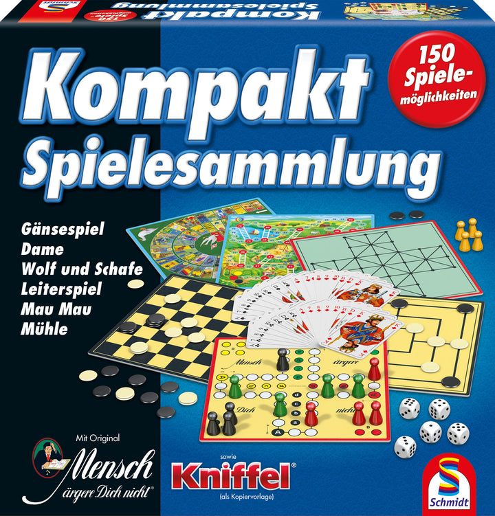 Schmidt Spiele 49188 150er Kompakt Spielesammlung
