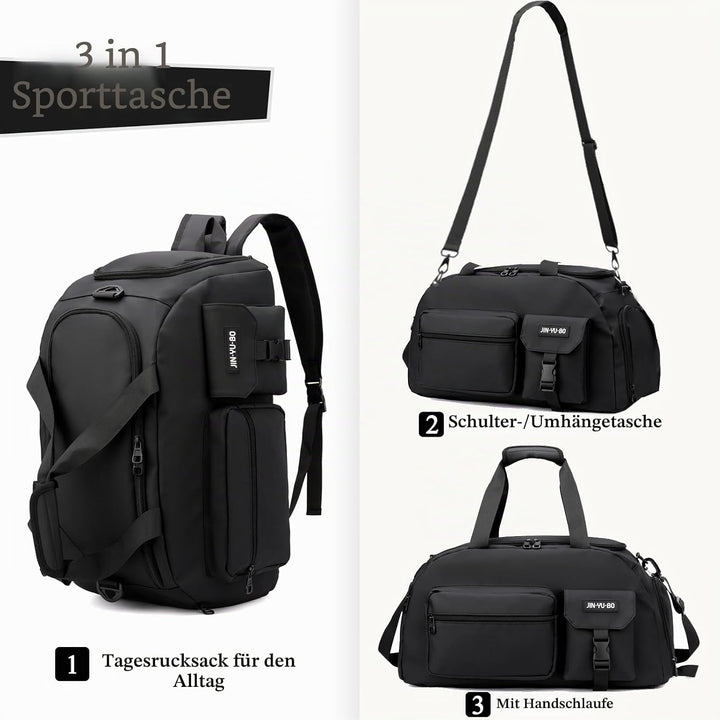 Sporttasche Damen Herren Reisetasche, Sportrucksack Kleine Gym Duffer Bag Sport Tasche Weekender Bag