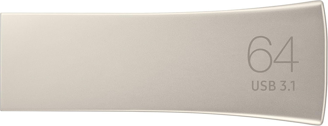 Samsung BAR Plus MUF-64BE3/AM USB-Stick 3.1, 64 GB, 200 MBit/s, Champagner-Silber silber 64 GB, silb