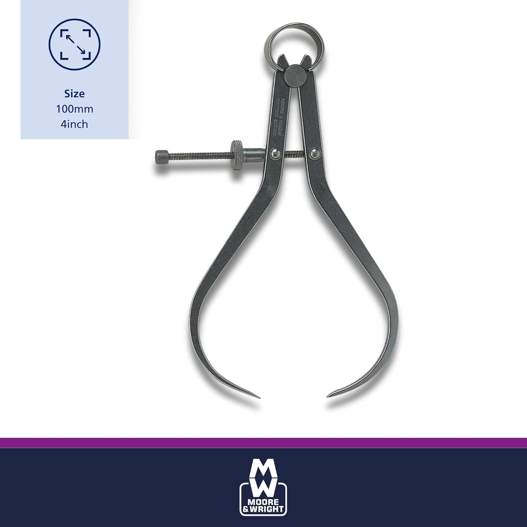 Moore & Wright maw524r Messschieber 100mm (4in), 100mm (4in)