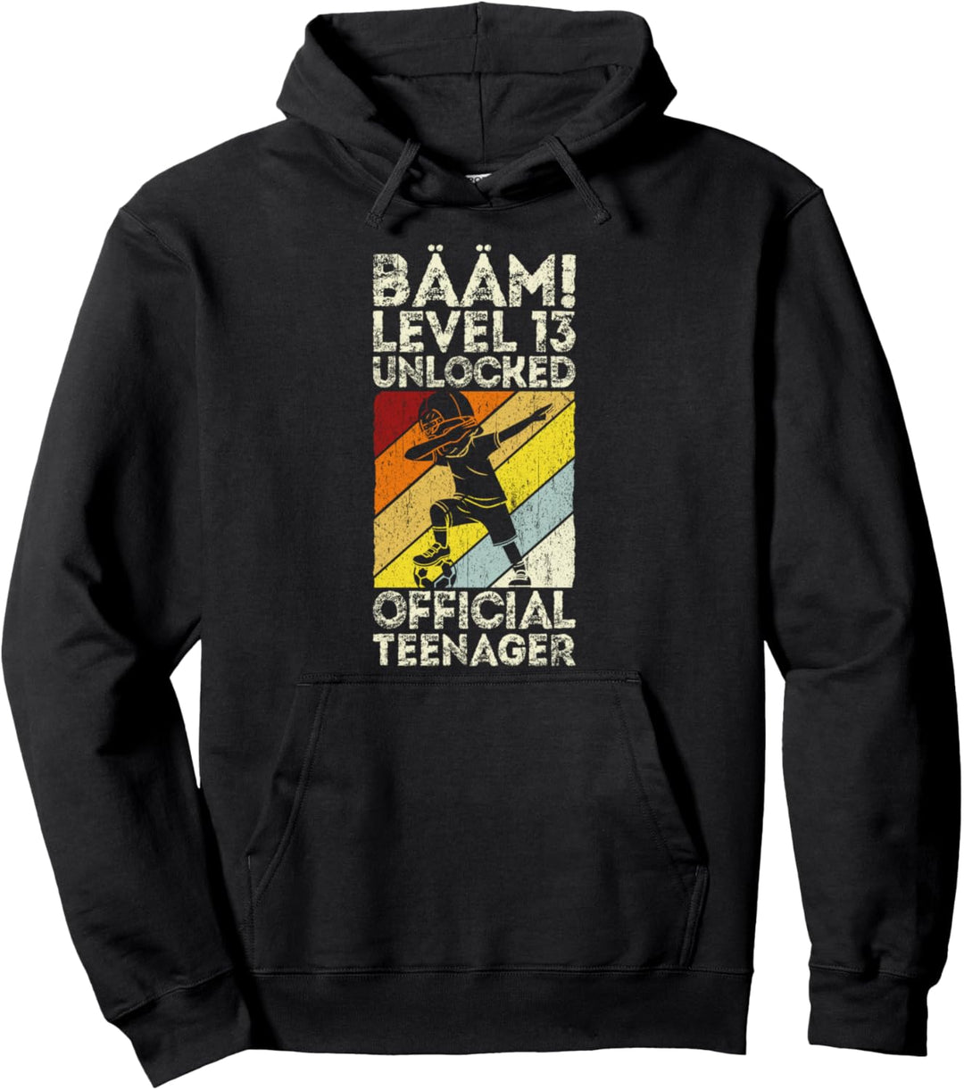 Offiziell Teenager 13. Geburtstag Level 13 Unlocked Geschenk Pullover Hoodie