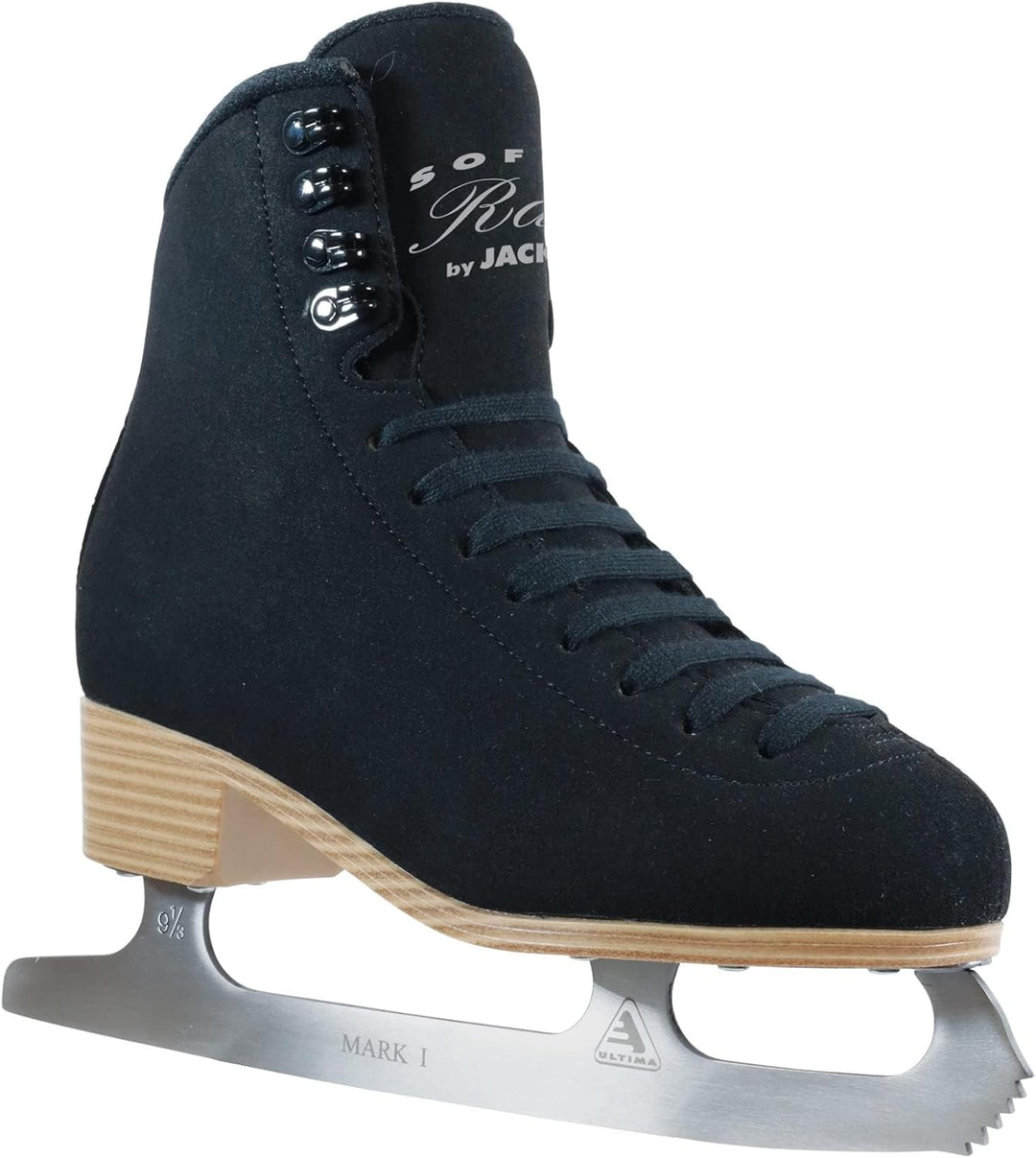 Jackson Softec Rave Damen/Mädchen Schlittschuhe Schwarz Womens Size-7.0, Schwarz Womens Size-7.0