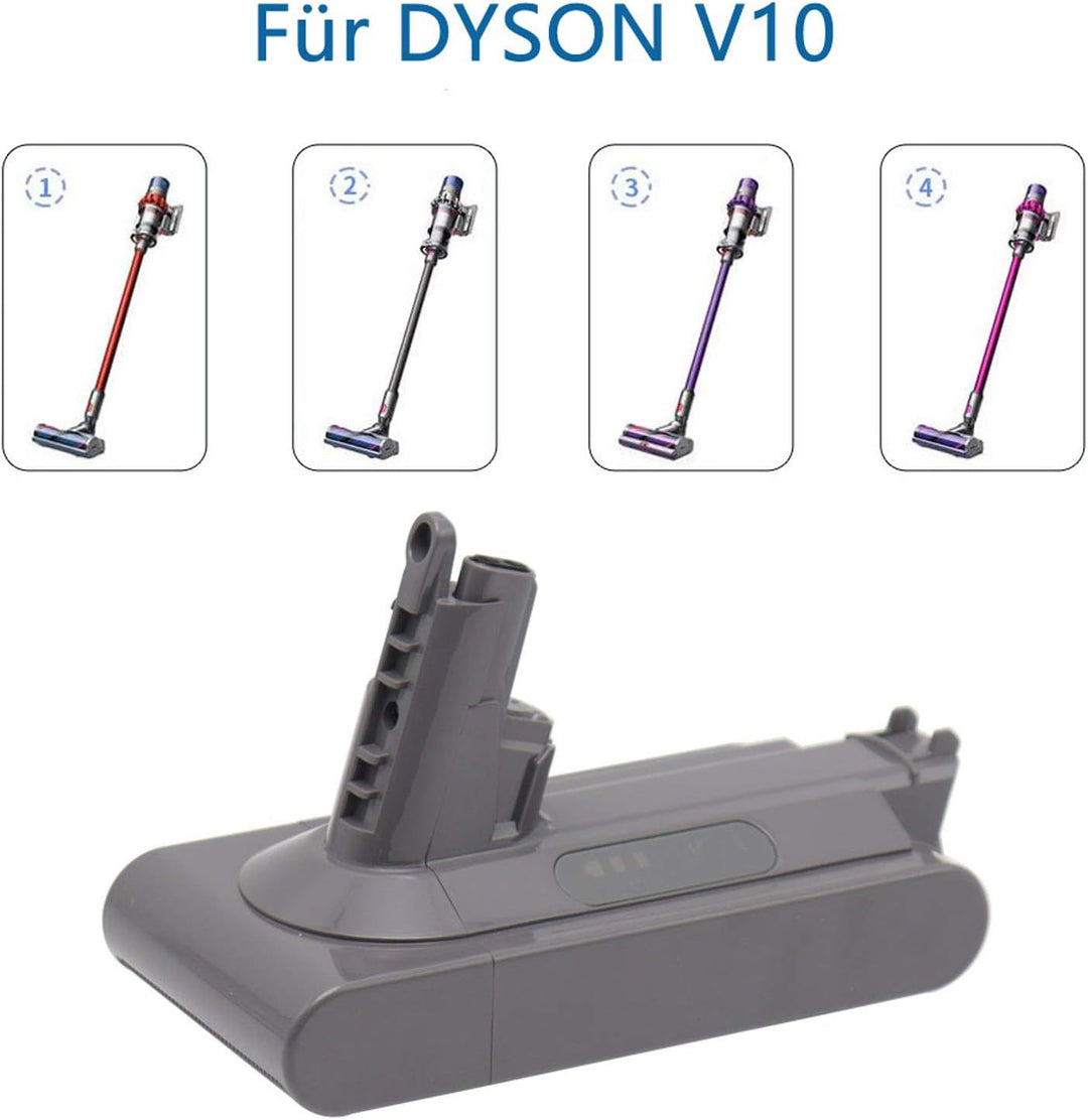 Abakoo 3500mAh 25,2V Ersatzakku für Dyson V10 / SV12 Akku, V10 Li-Ionen Batterie für V10 Absolute An