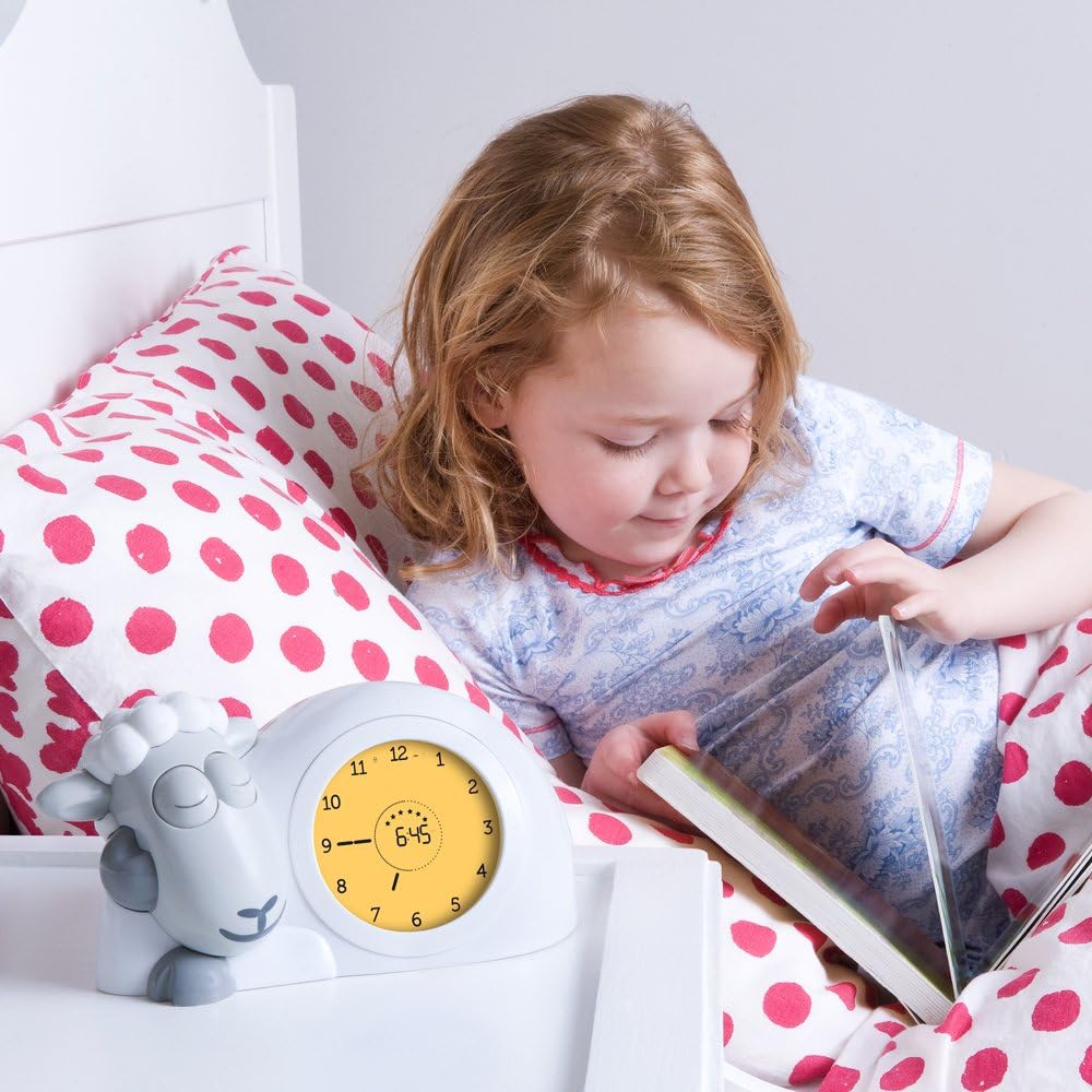 ZAZU Sam The Lamb Uhr – Schlafcoach Uhr und Nachtlicht für Kinder | Bringt Ihrem Kind mit visuellen