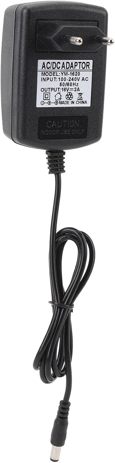 16-V-2A-Ladegerät, 37-Zoll-Kabel, 16-V-2A-Netzteil, Sicher für LED-Leuchten. (EU-Stecker), EU-Stecke