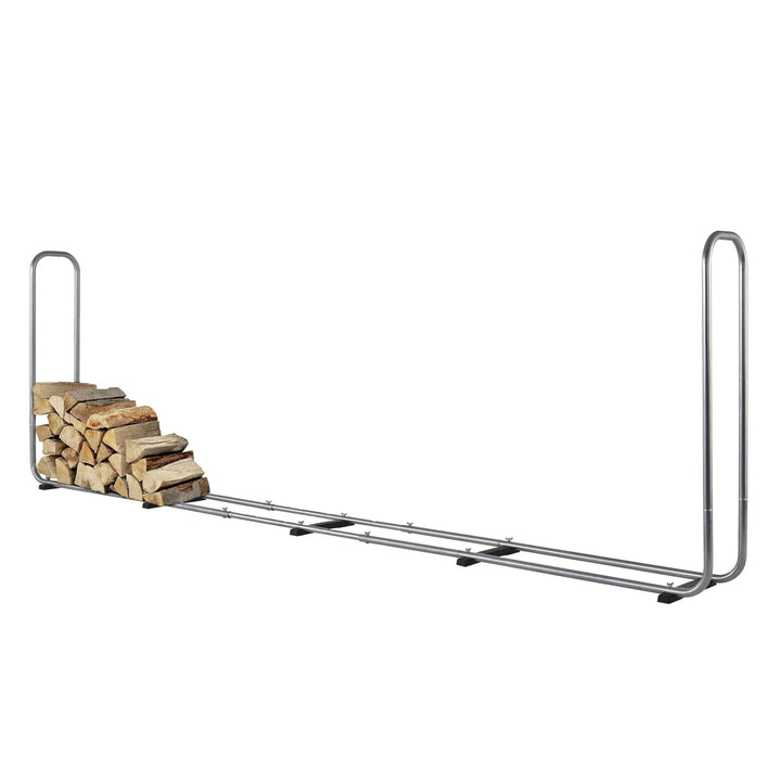 wolfcraft Stapelhilfe Modular XXL 5125000 | Verstellbare Kaminholzaufbewahrung für den Aussenbereich