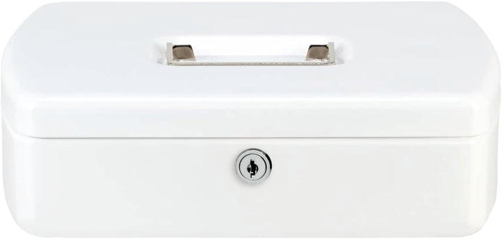Burg-Wächter Geldkassette abschliessbar mit Schlüssel und Hartgeldeinsatz, Stahlblech, Office 2257,