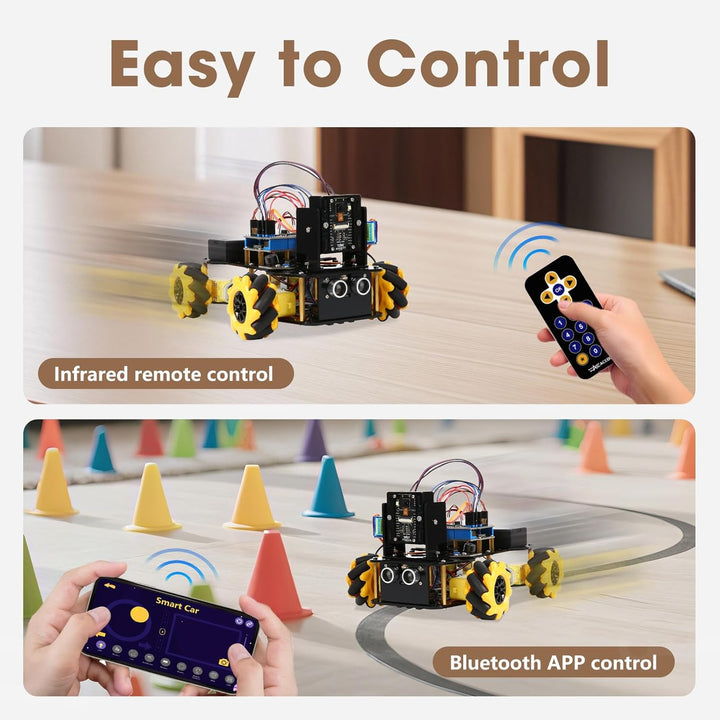 ACEBOTT Roboter Spielzeug für Kinder, Roboter Kinder mit 3-MP-Kamera, kompatibel mit Arduino und Scr