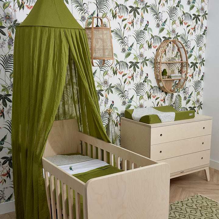 Meyco Baby Baldachin fürs Kinderzimmer - 55x240cm - hängender Betthimmel - Bettvorhang fürs Babybett