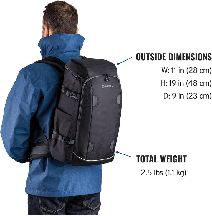 Tenba Unisex Solstice Solstice Rucksack, 20 l, Schwarz (636-413) (1er Pack) 48 centimeters Schwarz (