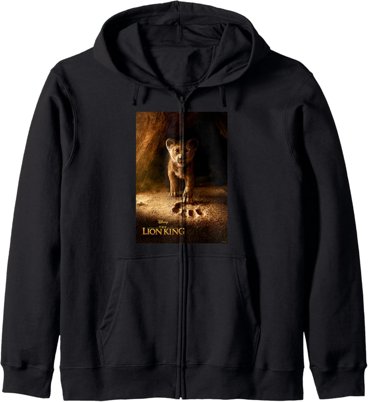 Disney The Lion King Simba Paw Live Action Movie Poster C4 Kapuzenjacke
