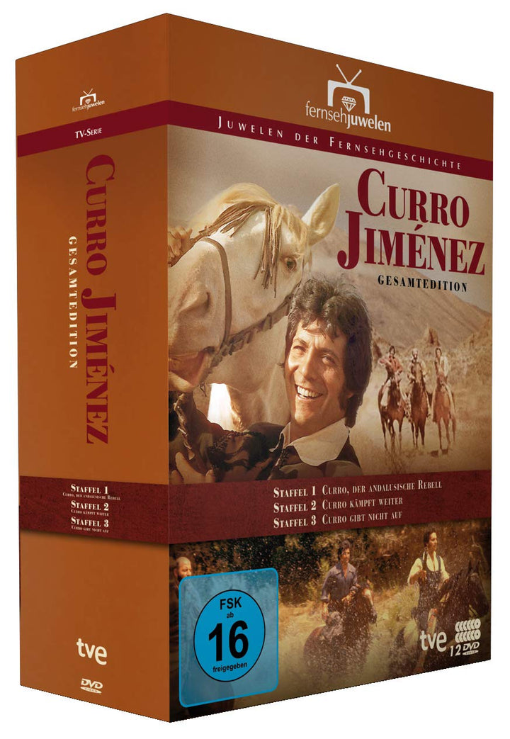 Curro Jiménez: Der andalusische Rebell (Komplettbox Staffeln 1-3) (Fernsehjuwelen) [12 DVDs], DVD