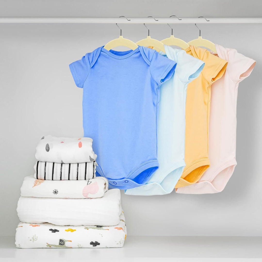 Utopia Home Kinder-Kleiderbügel aus Samt (30 Stück) – 27,9 cm (11 Zoll) robuster Baby-Kleiderbügel –