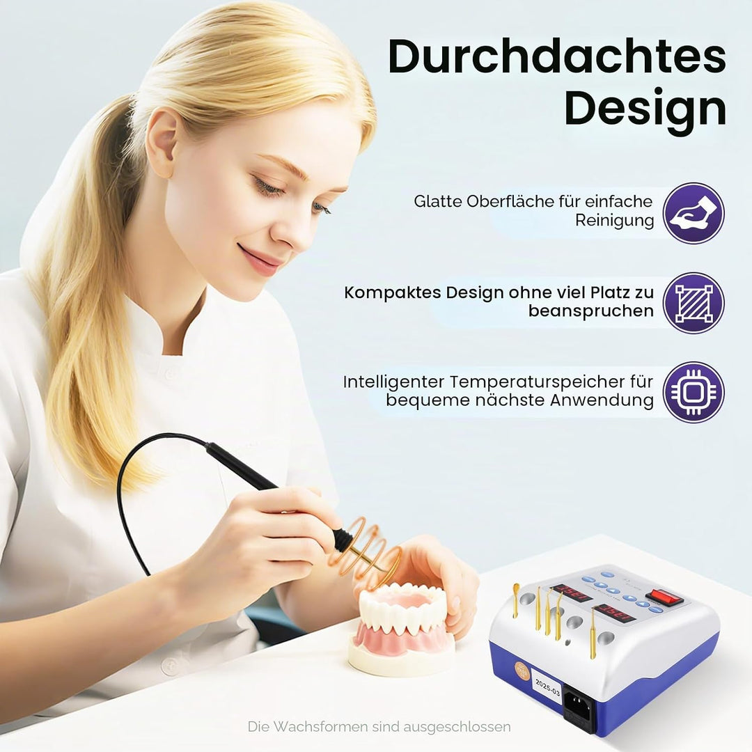 Digital Elektrisch Waxer Maschine, AC 240V 20W Modellier Dental Wachs Gerät Tranchiermesser Wachsmes