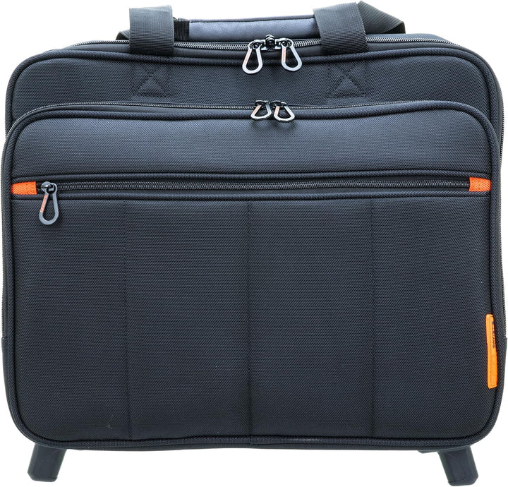 Pilotenkoffer Mit Rollen Multifunktions Tasche + Trolley The Davidt's Chase Laptopfach, Tabletfach,