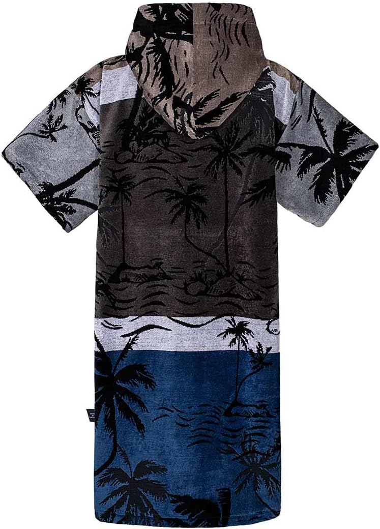 ATLANTIC SHORE | Surf Poncho | Badeponcho mit Kapuze aus 100% Baumwolle | Unisex | Special Editions
