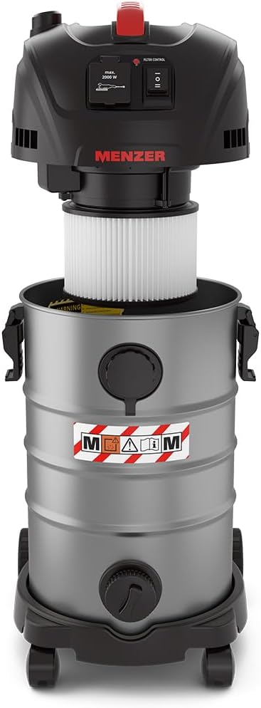MENZER Sicherheitsstaubsauger (Nass- und Trockensauger) VCM 330, Staubklasse M, 30 Liter, komplette