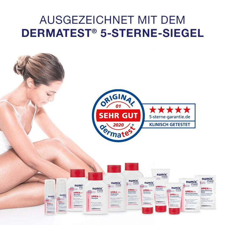 numis med Tagescreme mit 5% Urea - 3x Hautberuhigende Gesichtspflege für beanspruchte Gesichtshaut -