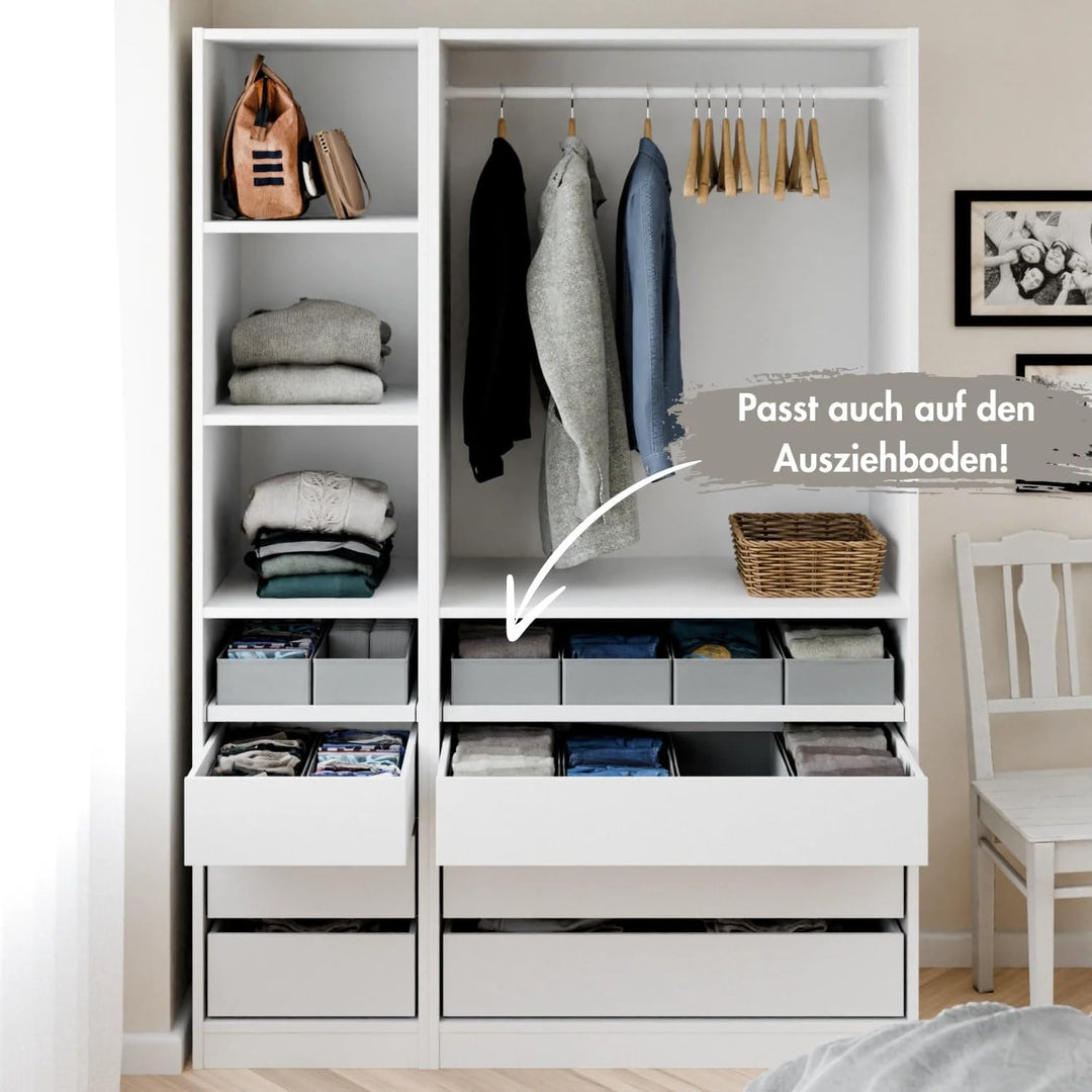 PAX Schubladen Organizer, Boxen zur Kleiderschrank Organisation, Ordnungssystem für Schubkasten 50cm