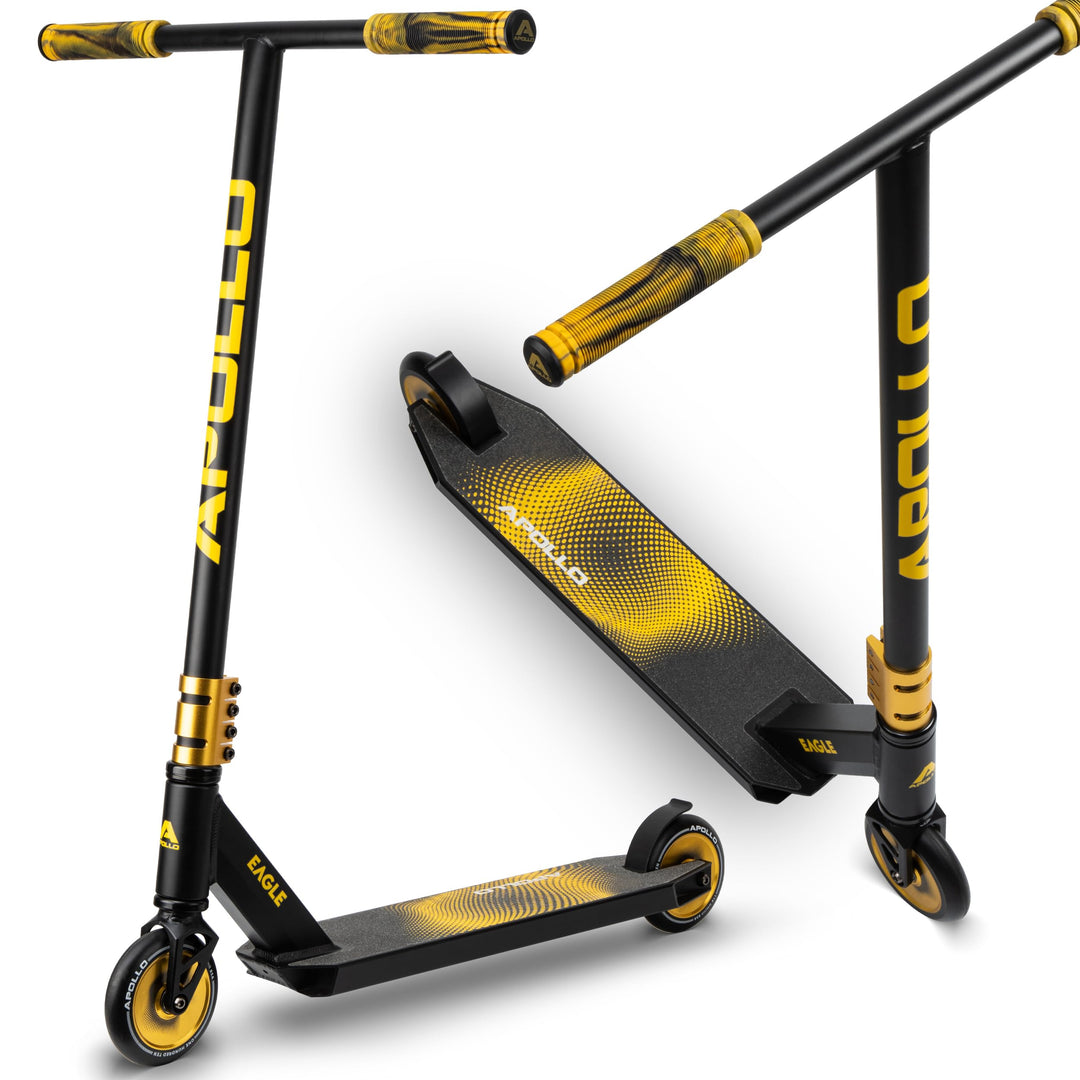Apollo Stunt Scooter - Eagle, eloxierter Profi Stuntroller, Kinder Scooter mit ABEC 9 Kugellagern, 1