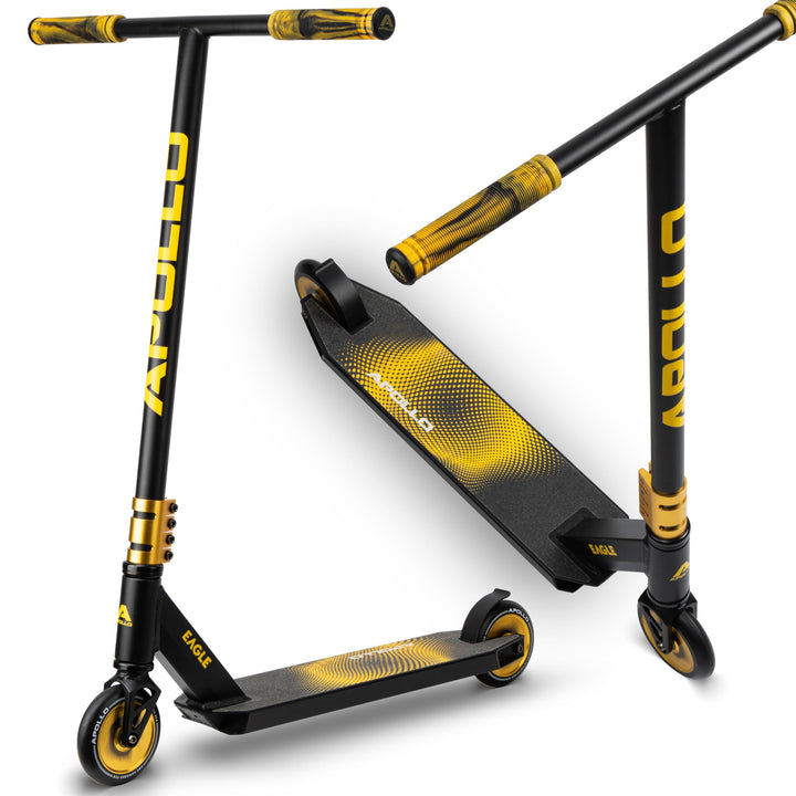 Apollo Stunt Scooter - Eagle, eloxierter Profi Stuntroller, Kinder Scooter mit ABEC 9 Kugellagern, 1