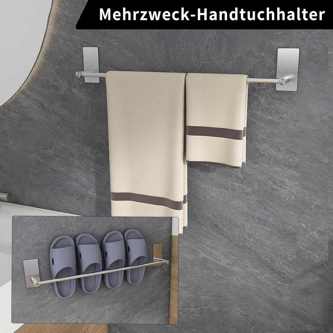 Vista Handtuchhalter zum Kleben 50cm Wandmontierte Handtuchhalter Edelstahl Handtuchhalter Bad ohne