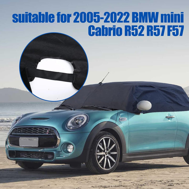 Autoabdeckung Wasserdicht Ersatz für BMW Mini Cabrio R52 R57 F57 2005-2022, Halbgarage, Autohülle Au