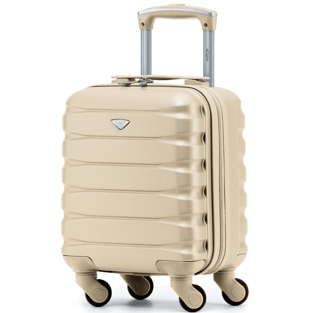 Flight Knight Leichte 4-Rad-abs-hartschalenkoffer Handgepack, Zugelassen Fur Uber 100 Fluggesellscha